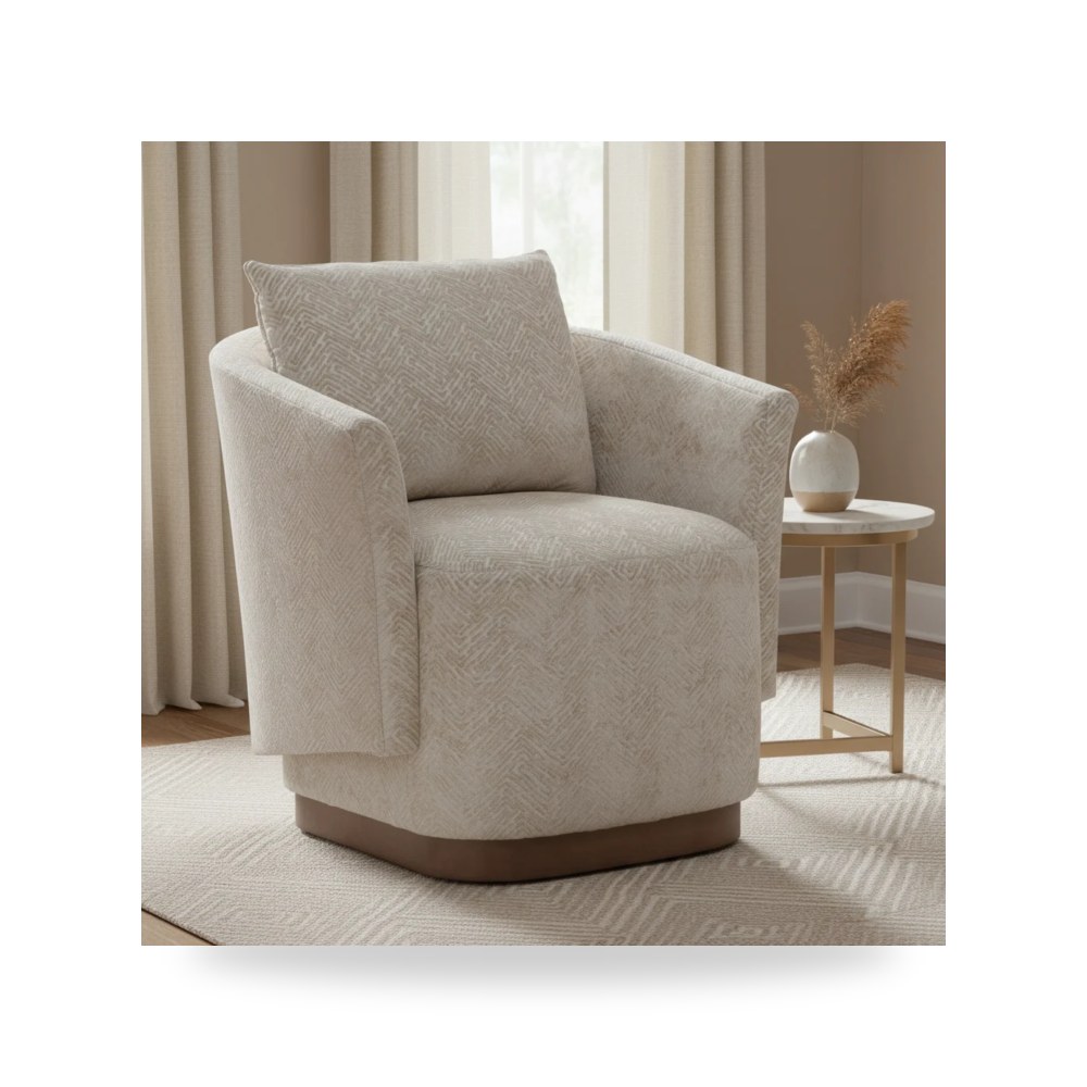 كرسي جلوس بتصميم أنيق - Product OverviewPapillon Swivel Chair كرسي - من Fairfield Chair