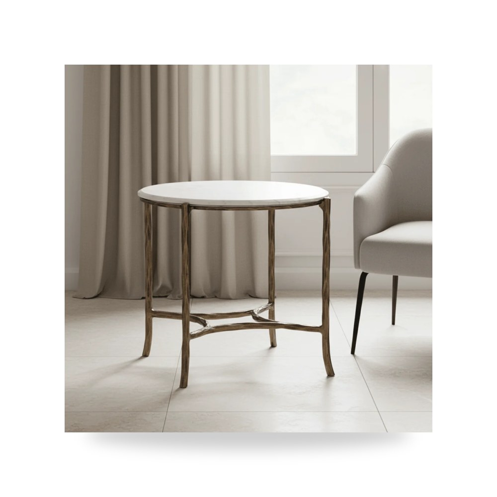 كرسي جلوس بتصميم أنيق - Product OverviewMonier Chairside Table طاولة - من Fairfield Chair