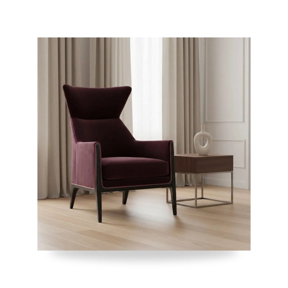 كرسي جلوس بتصميم أنيق - كرسي Edge Boundless Caracole - طراز M100-419-032-A