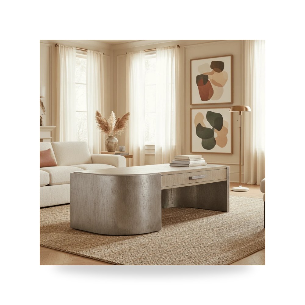 طاولة قهوة فضي هوكر فيرنتشر Hooker Furniture