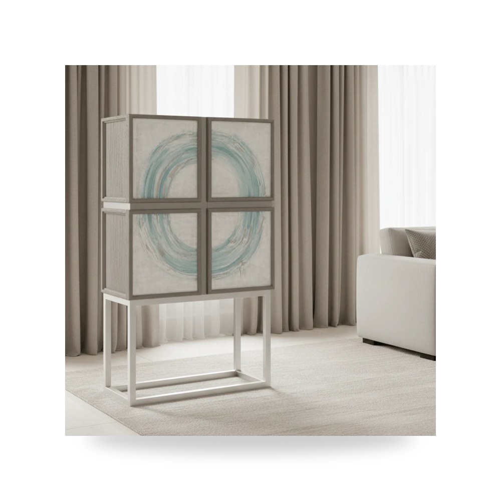 خزانة بار ميلانج Melange Kandin Bar Cabinet من Hooker Furniture