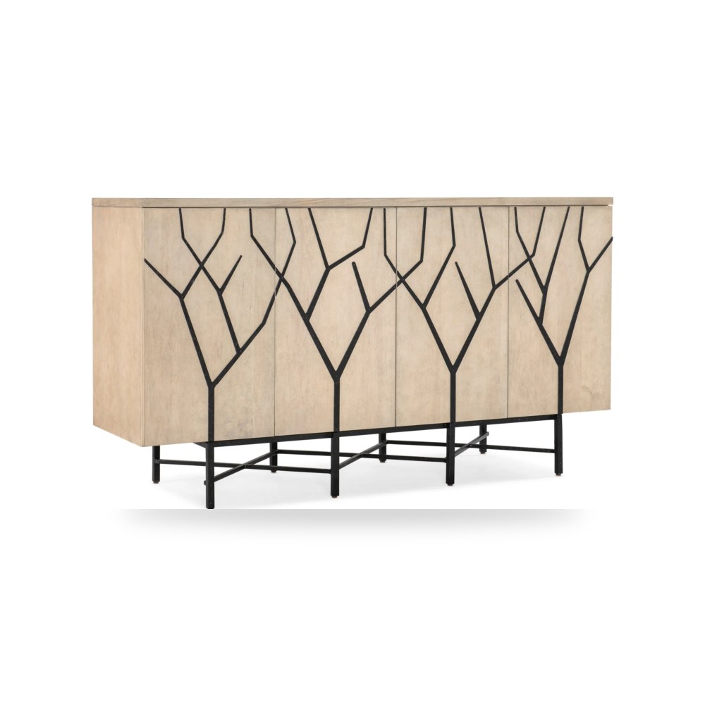 طاولة تلفزيون أحمر هوكر فيرنتشر Hooker Furniture موديل 628 55042 05
