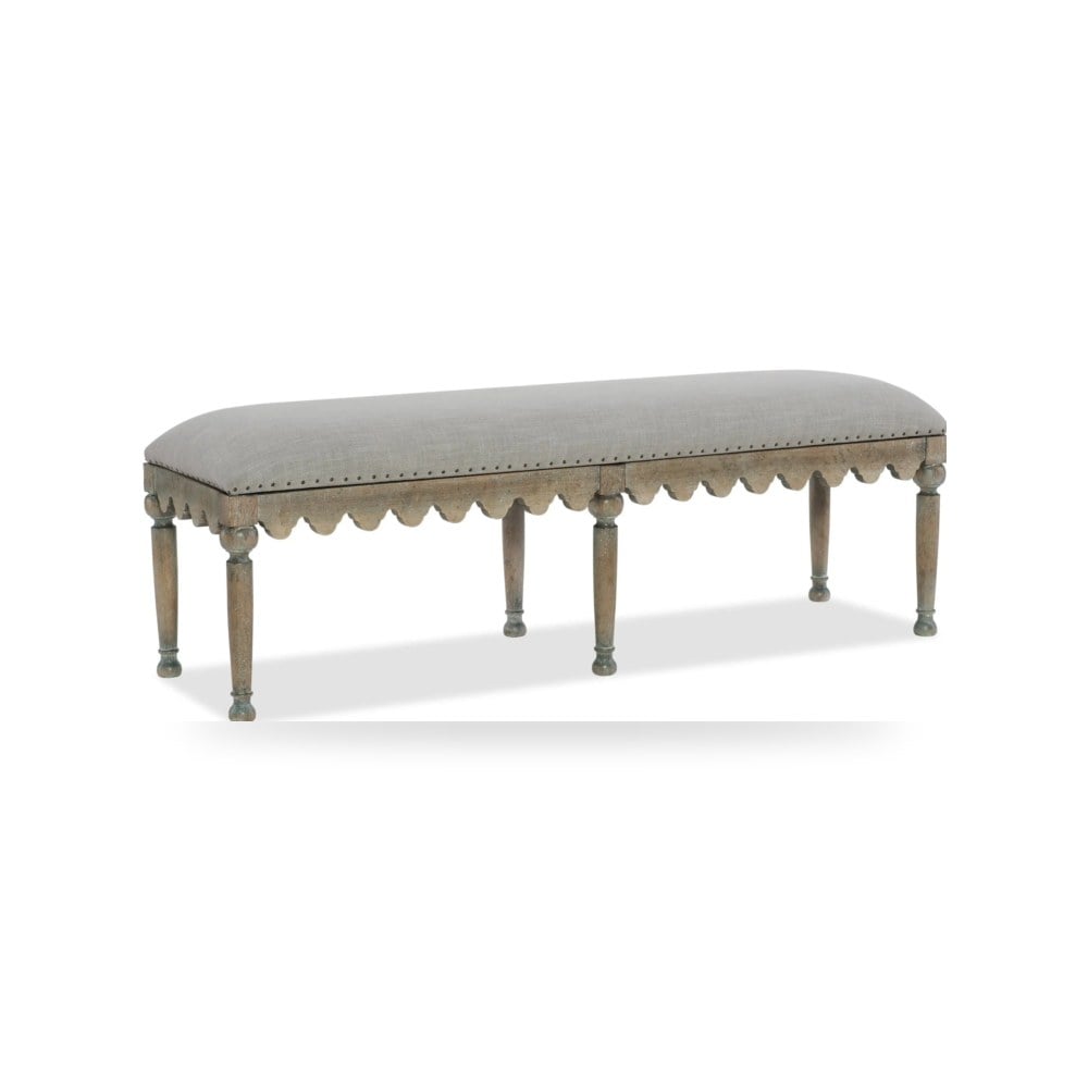 أثاث غرف نوم وأسرّة - مقعد Boheme Madera Hooker - من Hooker Furniture