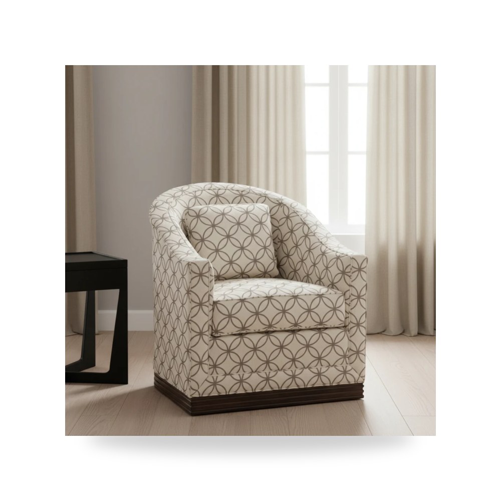 كرسي جلوس بتصميم أنيق - كرسي Lyon Swivel Fairfield - من Fairfield Chair - طراز 1111-31