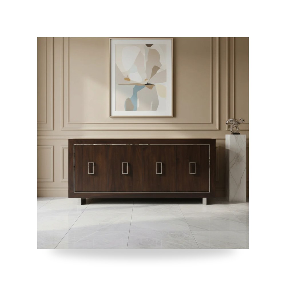 بوف ومسند قدم عثماني - بوفيه كونسول أحمر Fairfield Chair موديل M822 - طراز M822-17