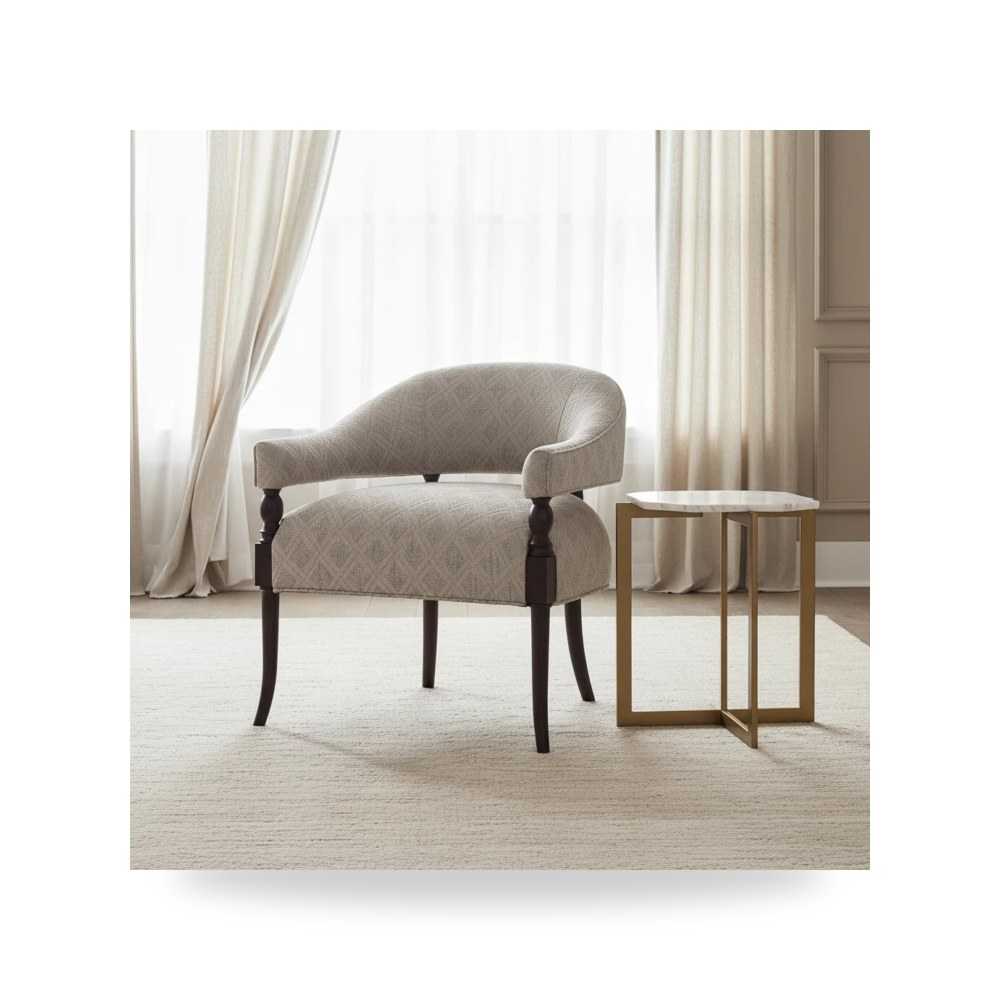 كرسي جلوس بتصميم أنيق - كرسي Fairfield Chair موديل 6404 01 - طراز 6404-01