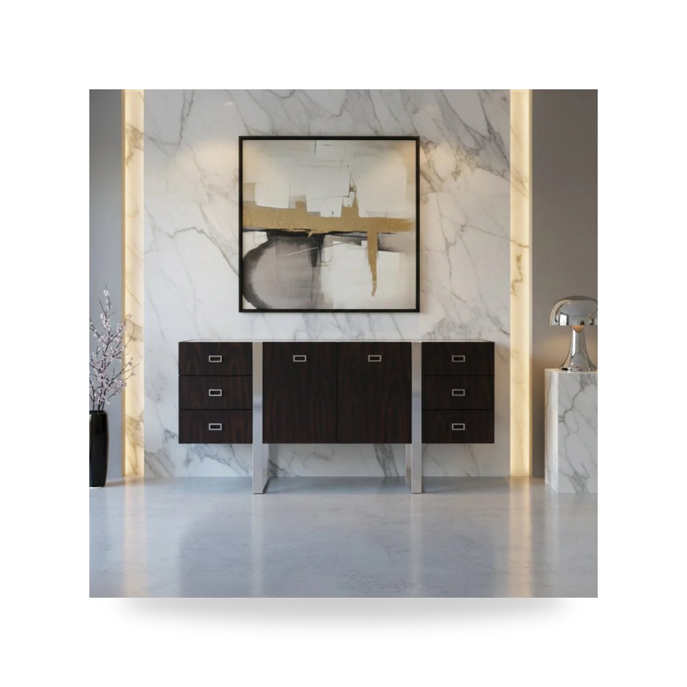 بوف ومسند قدم عثماني - بوفيه كونسول أحمر Fairfield Chair موديل 6336 - طراز 6336-17-2