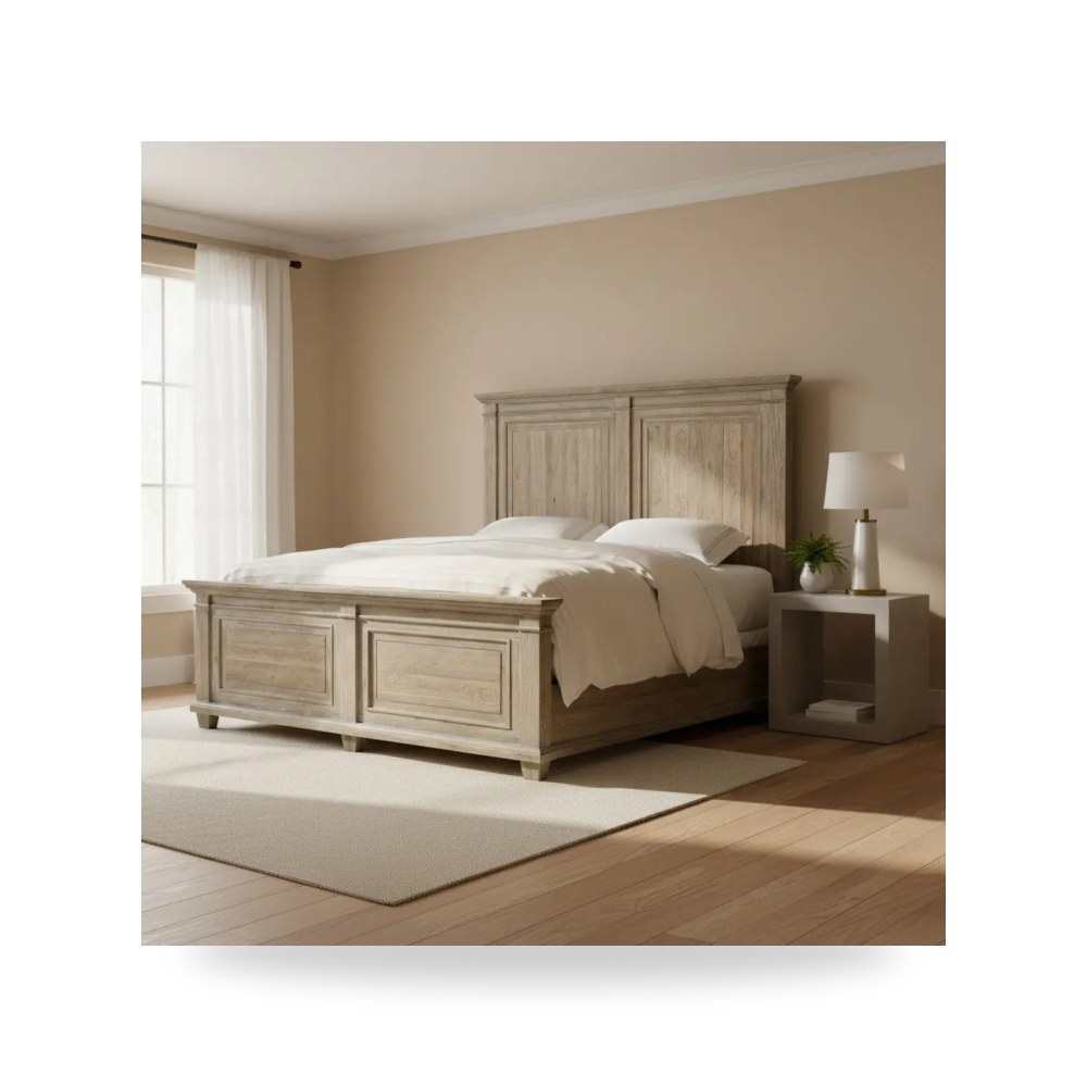 سرير نوم فاخر - Laurier King Panel Bed - من Hooker Furniture - طراز 5750-90266-MWD