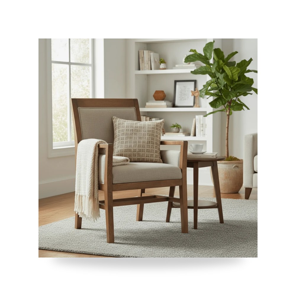 كرسي جلوس بتصميم أنيق - كرسي Laguna Occasional معتمد - من Fairfield Chair - طراز 8762-01