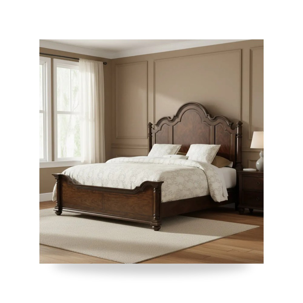 سرير نوم فاخر - سرير Poster Hooker معتمد - من Hooker Furniture - طراز 5381-90666