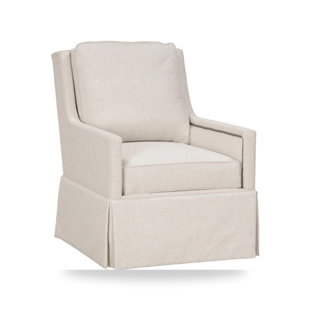 كرسي جلوس بتصميم أنيق - Product OverviewKelly Skirted Lounge Chair - من Fairfield Chair