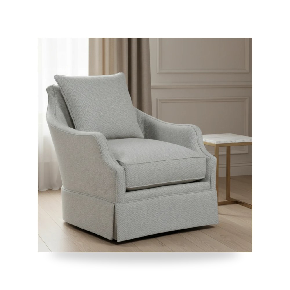 كرسي جلوس بتصميم أنيق - Product OverviewKeegan Swivel Chair كرسي - من Fairfield Chair