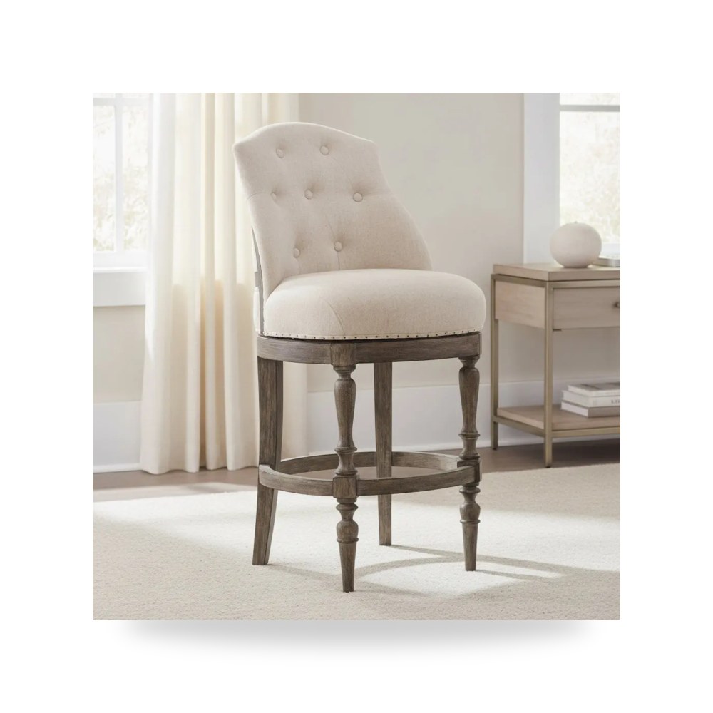 كرسي جلوس بتصميم أنيق - كرسي Kacey Barstool Hooker - من Hooker Furniture - طراز 300-20044