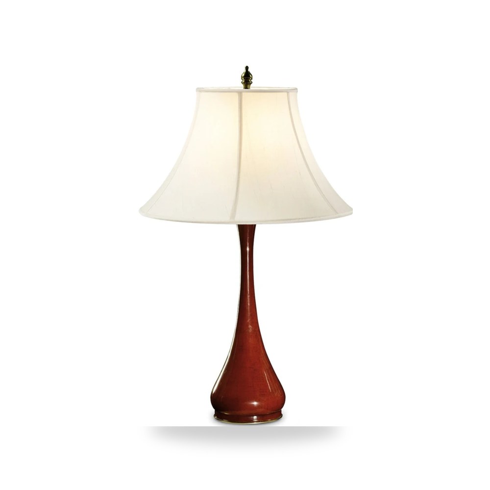 مصباح طاولة أحمر JC Indochine Collection موديل 494968-LHF Jonathan Charles