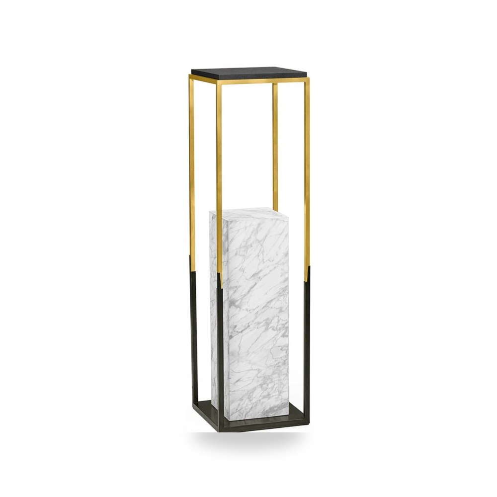 مرآة ديكور جدارية ديكور أرضي مربعات هندسية أصفر Jonathan موديل 500225-ENO-M025 Jonathan
