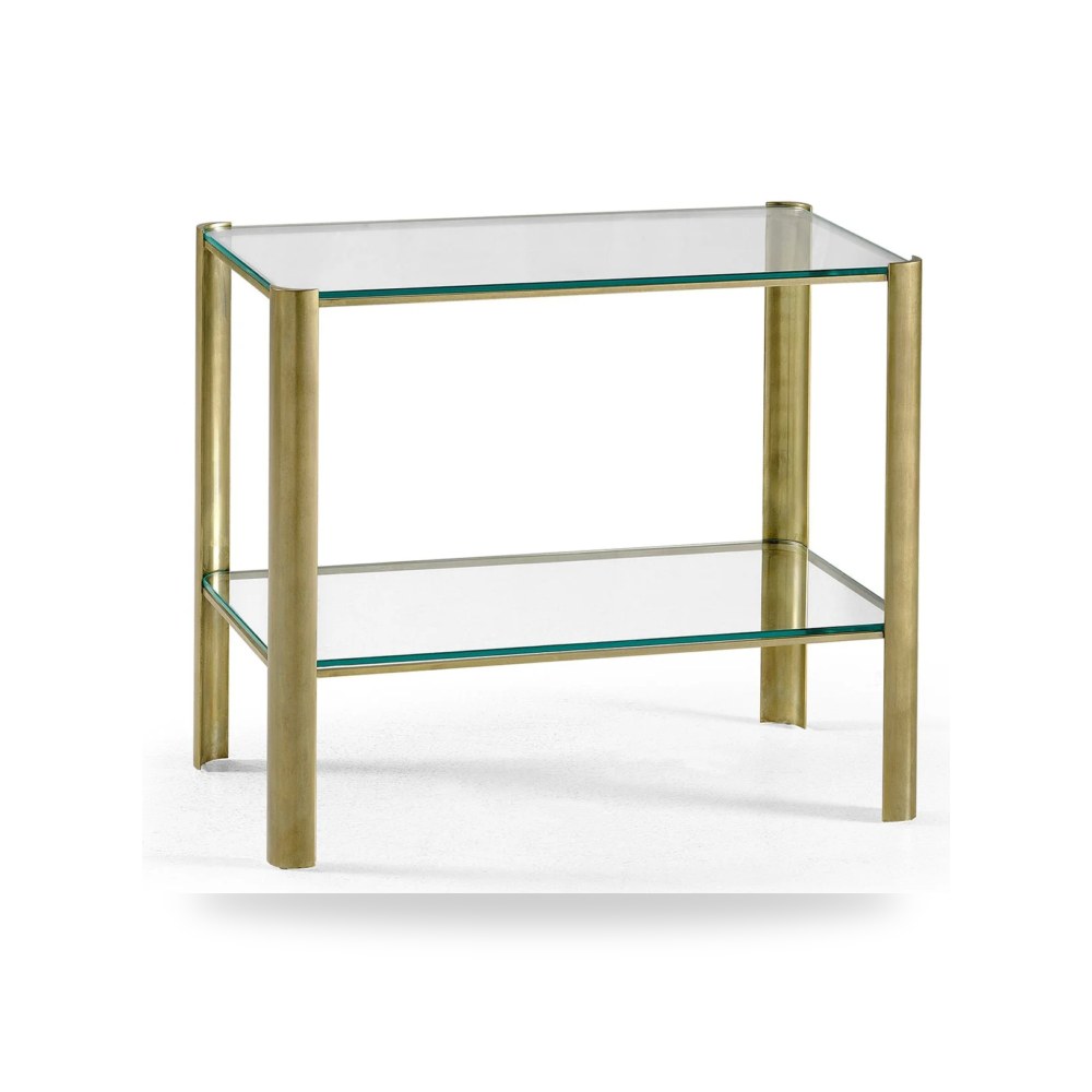 طاولة جانبية زجاج JC Cosmo Collection موديل 494975-LAB Jonathan Charles