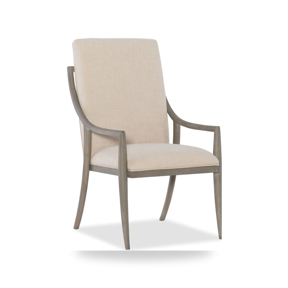 كرسي جلوس بتصميم أنيق - كرسي Host Hooker معتمد - من Hooker Furniture - طراز 6050-75500-GRY