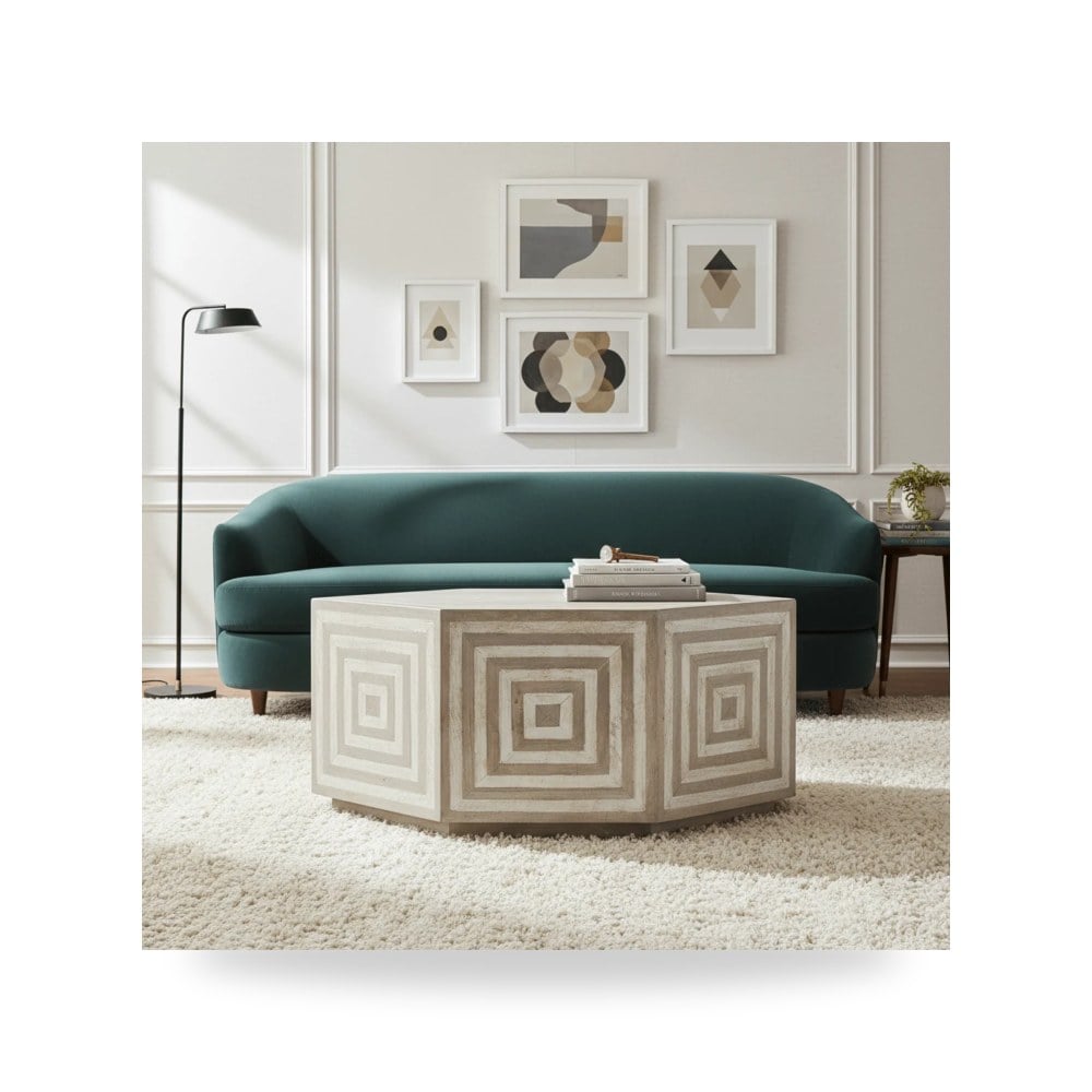 طاولة قهوة لغرفة المعيشة Octagonal هوكر فيرنتشر Hooker Furniture