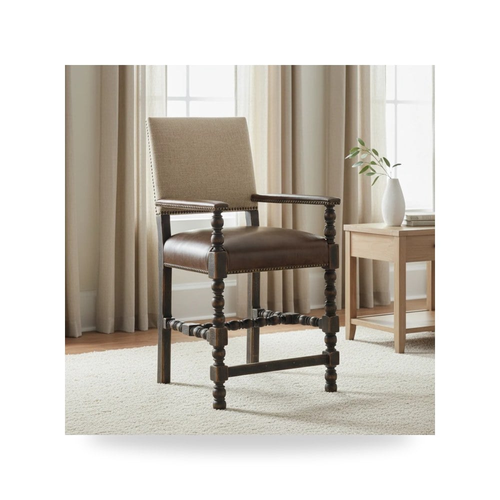 كرسي جلوس بتصميم أنيق - كرسي Comfort Counter Hooker - من Hooker Furniture - طراز