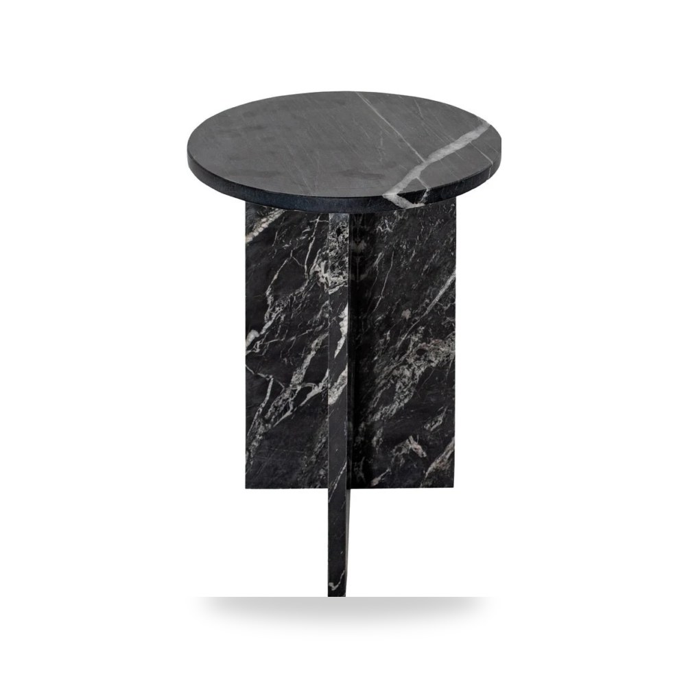 طاولة Grace Accent Marble أسود موديل PJ-1021-02 Moe's Home