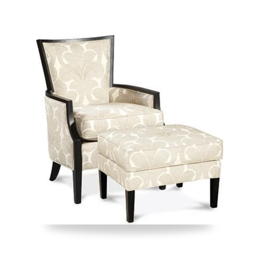 بوف ومسند قدم عثماني - بوف Gladstone Fairfield معتمد - من Fairfield Chair - طراز 6011-20