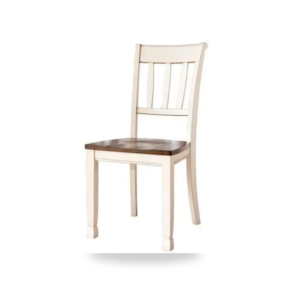 كرسي طعام فاخر - كرسي طعام أبيض Whitesburg Ashley - طراز D583-02