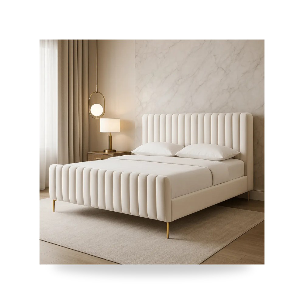 سرير كريمي Angela توف فيرنتشر TOV Furniture