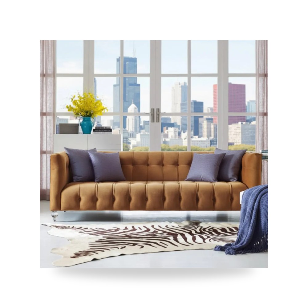 أريكة قطيفة وردي Bea توف فيرنتشر TOV Furniture