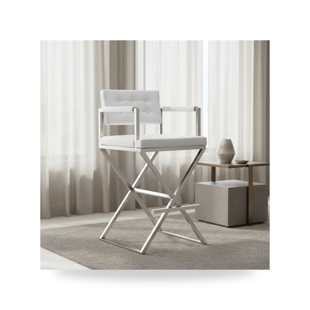 كراسي ومقاعد فاخرة - Counter Stools أبيض TOV موديل TOV K3626 - من TOV Furniture