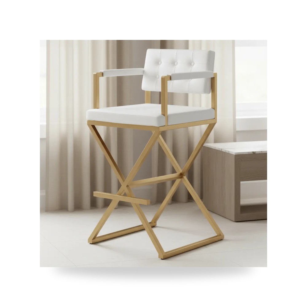 كراسي ومقاعد فاخرة - Counter Stools أبيض TOV موديل TOV K3670 - من TOV Furniture