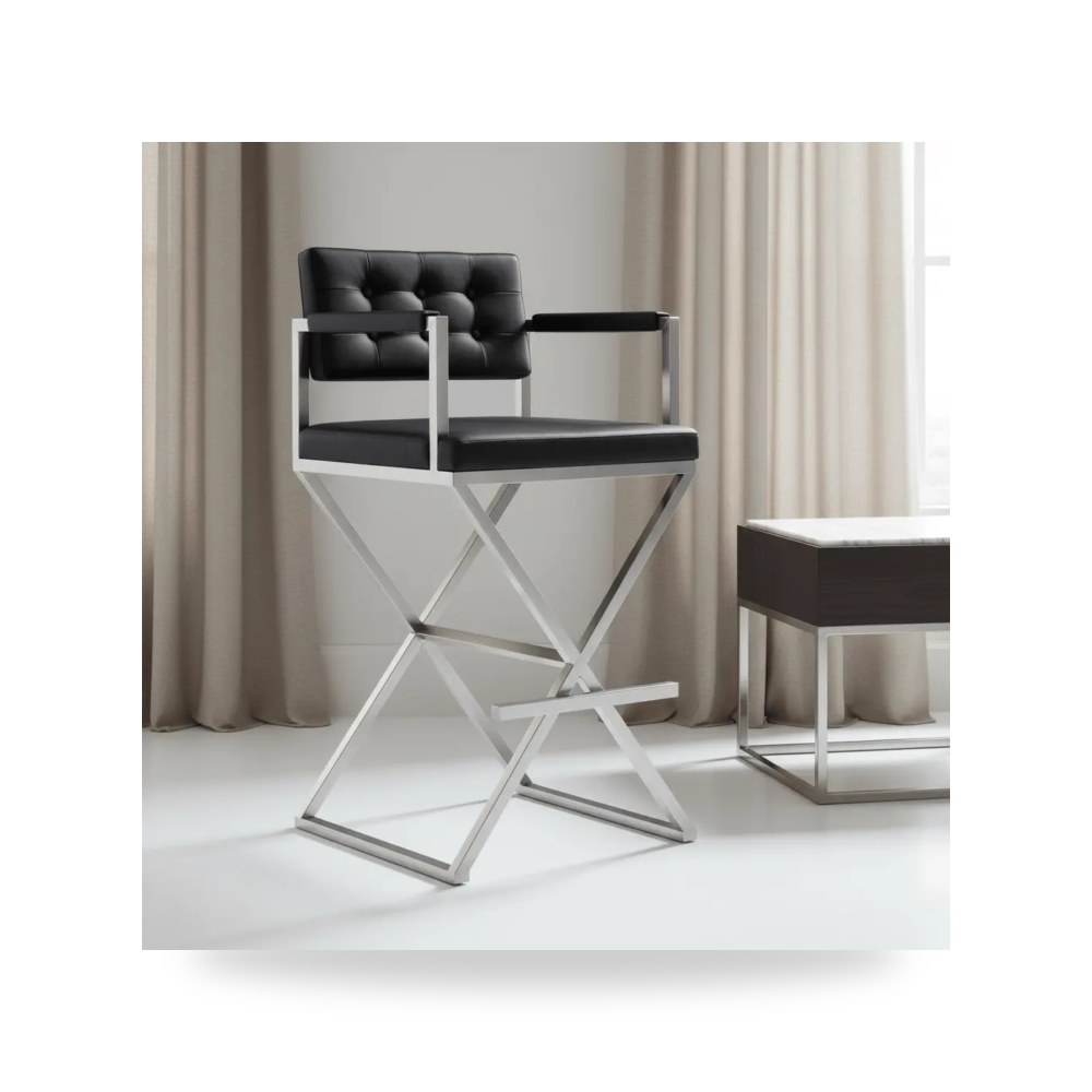 كراسي ومقاعد فاخرة - Counter Stools أسود TOV موديل TOV K3625 - من TOV Furniture - طراز