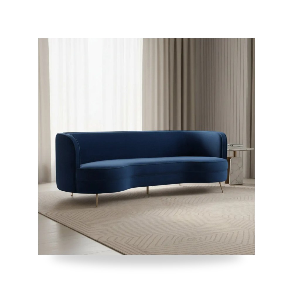 أريكة قطيفة كحلي Flare توف فيرنتشر TOV Furniture
