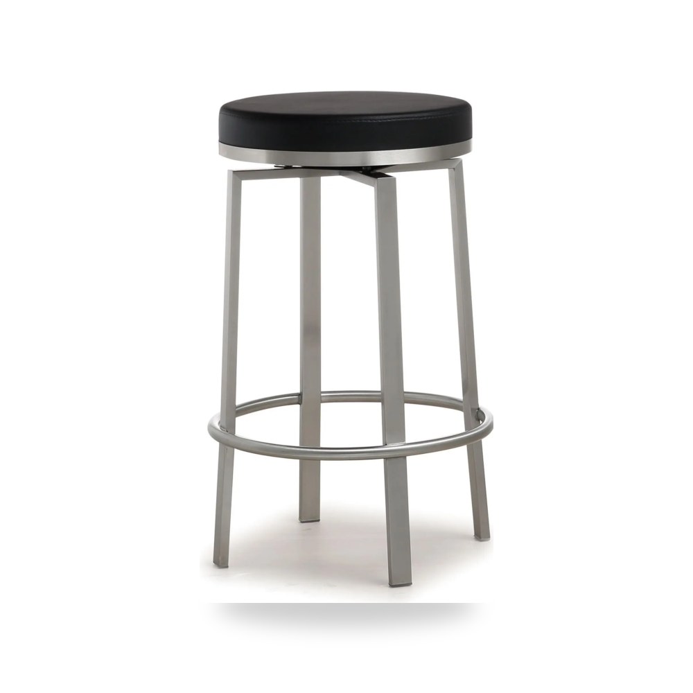 مقعد بار عالي فاخر - كرسي بار مرتفع أسود TOV موديل TOV K3675 - من TOV Furniture