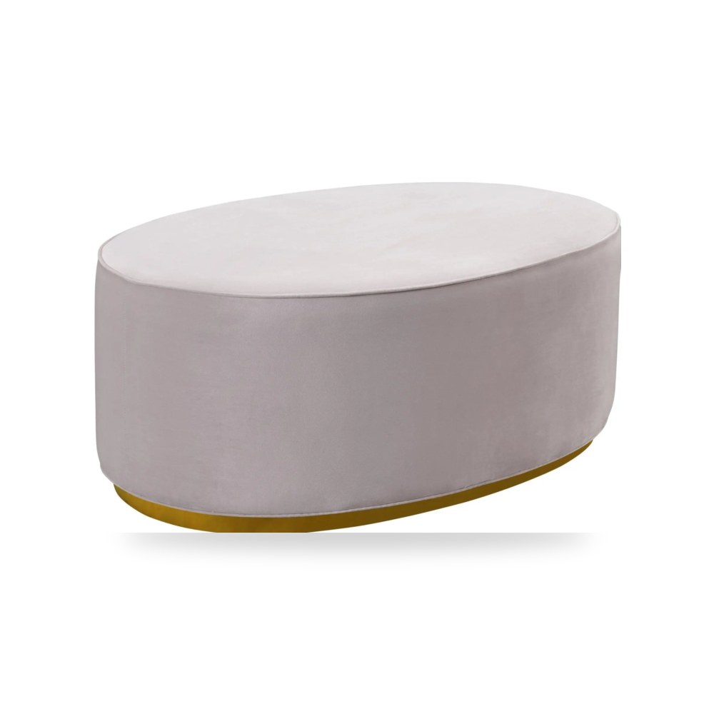 بوف ومسند قدم عثماني - بوف Scarlett Blush TOV معتمد - من TOV Furniture - طراز TOV-OC7226