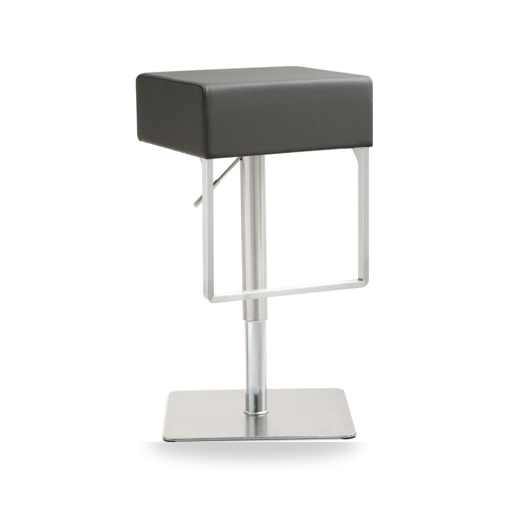 مقعد بار عالي فاخر - كرسي بار مرتفع رمادي TOV موديل TOV K3632 - من TOV Furniture