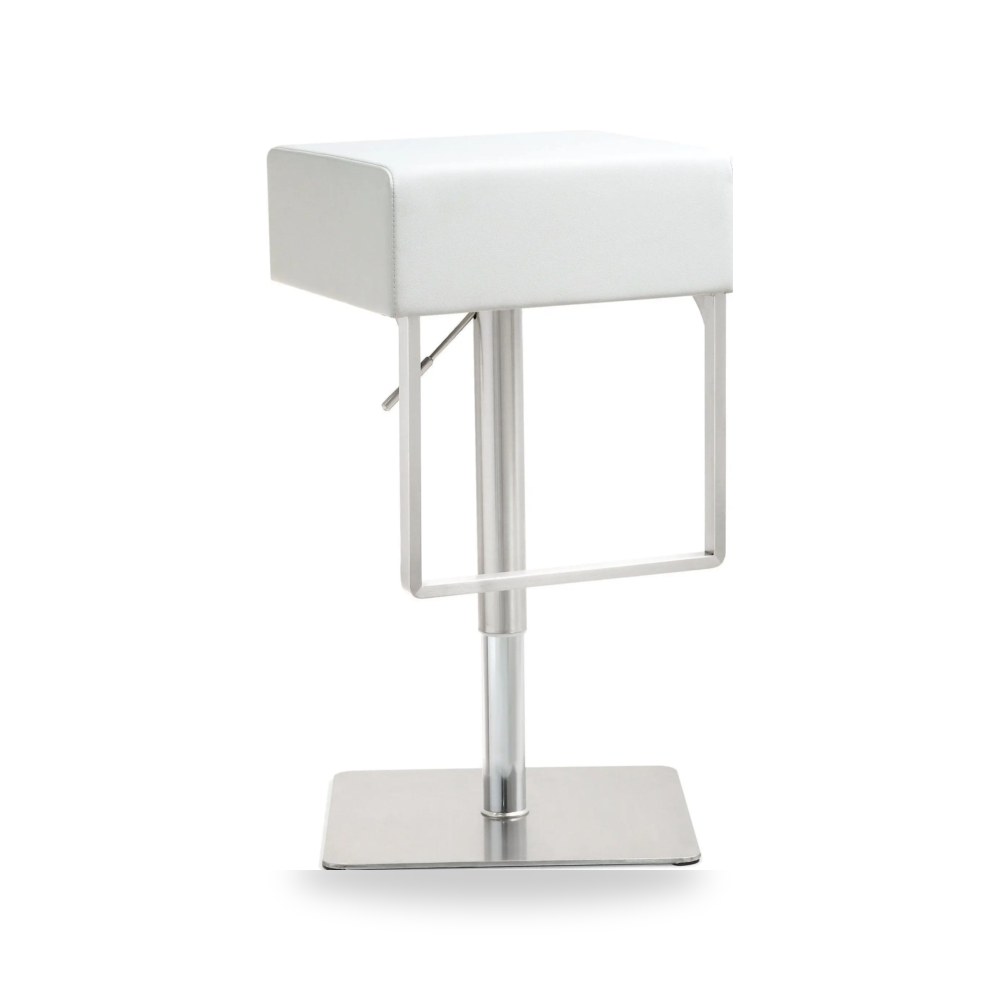 مقعد بار عالي فاخر - كرسي بار مرتفع أبيض TOV موديل TOV K3631 - من TOV Furniture - طراز