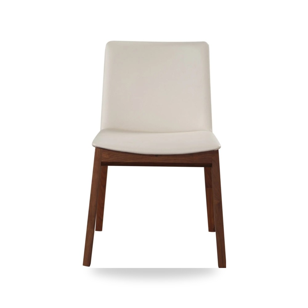 كرسي طعام فاخر - كرسي طعام أبيض Deco Pvc M2 Moes - من Moe's Home - طراز BC-1016-05
