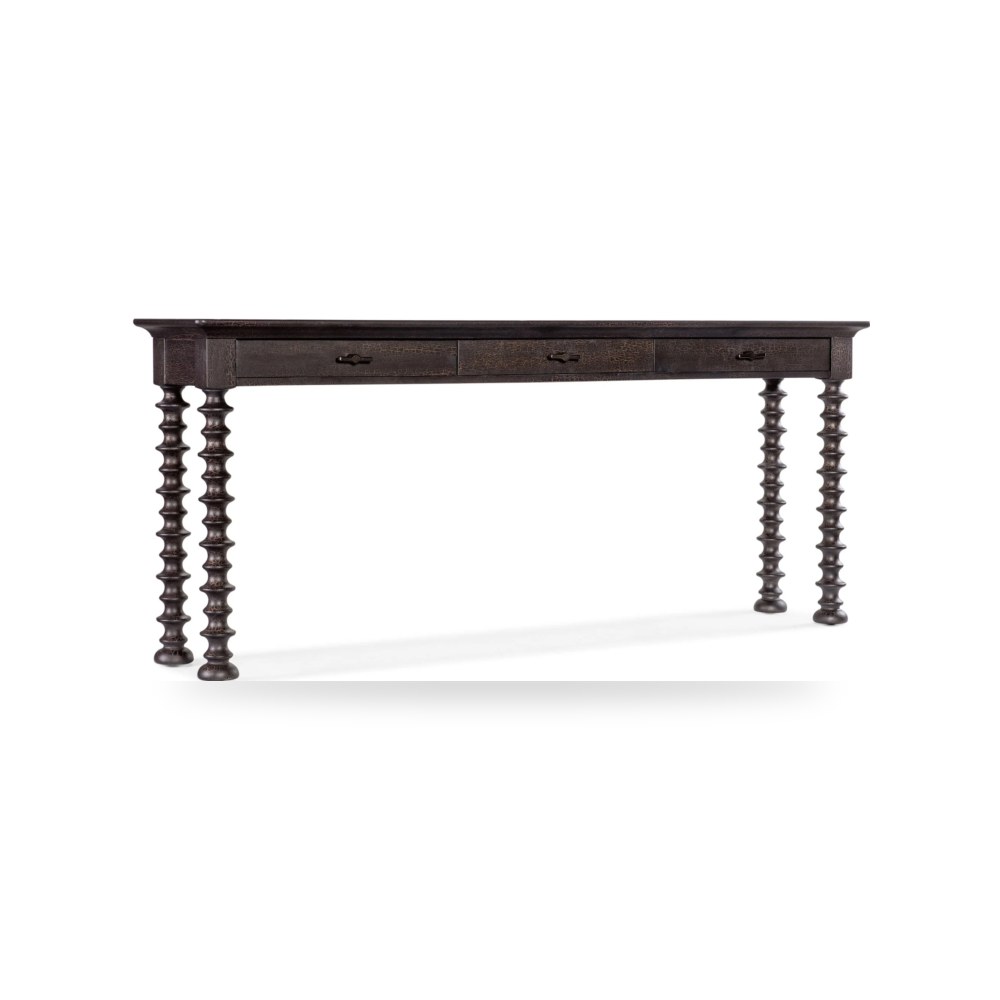 Big Sky Turned Leg Sofa Table طاولة أريكة كبيرة الحجم تحولت موديل 6700-80361-98 Hooker