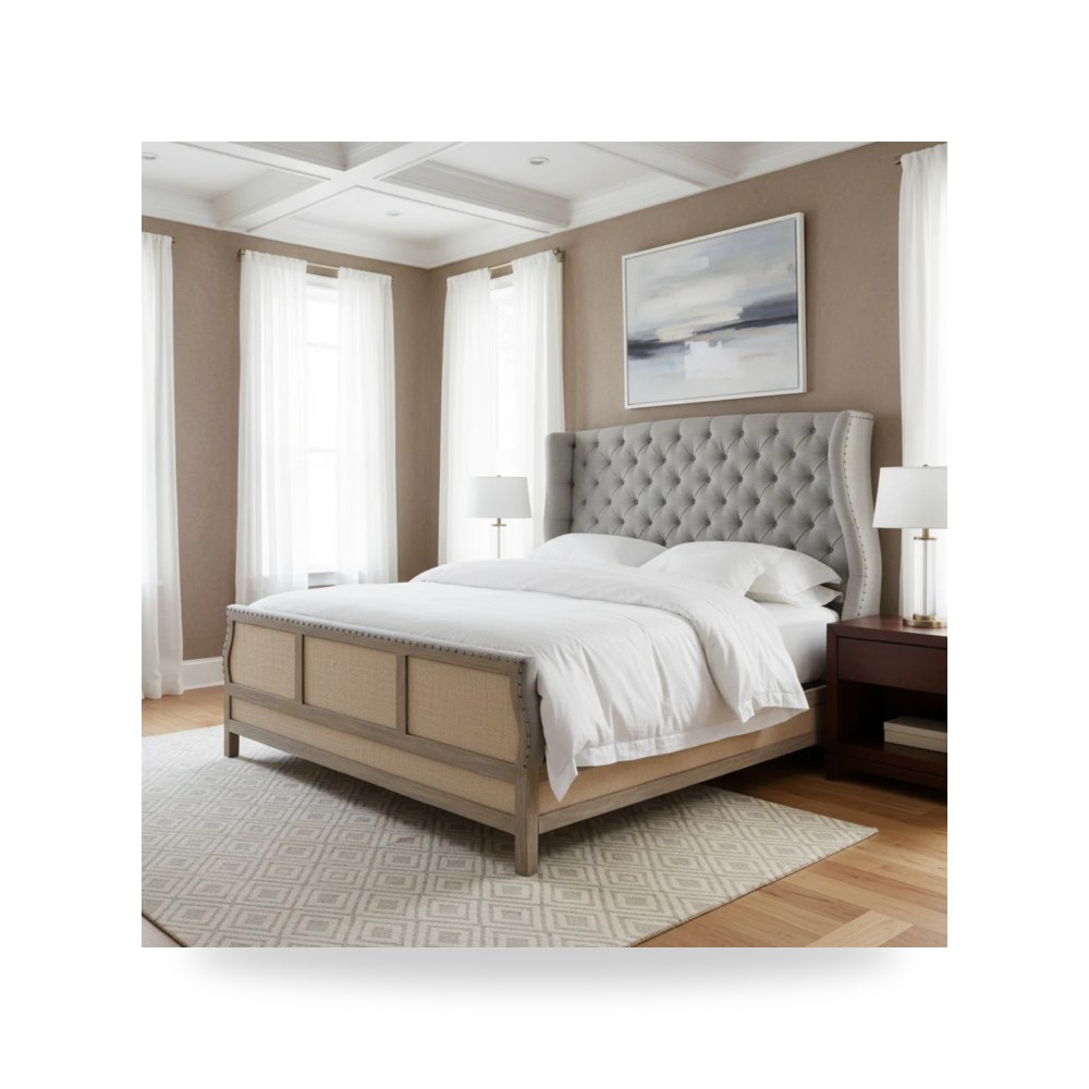 سرير نوم فاخر - سرير نوم Hooker موديل 5750 90166 MWD - من Hooker Furniture