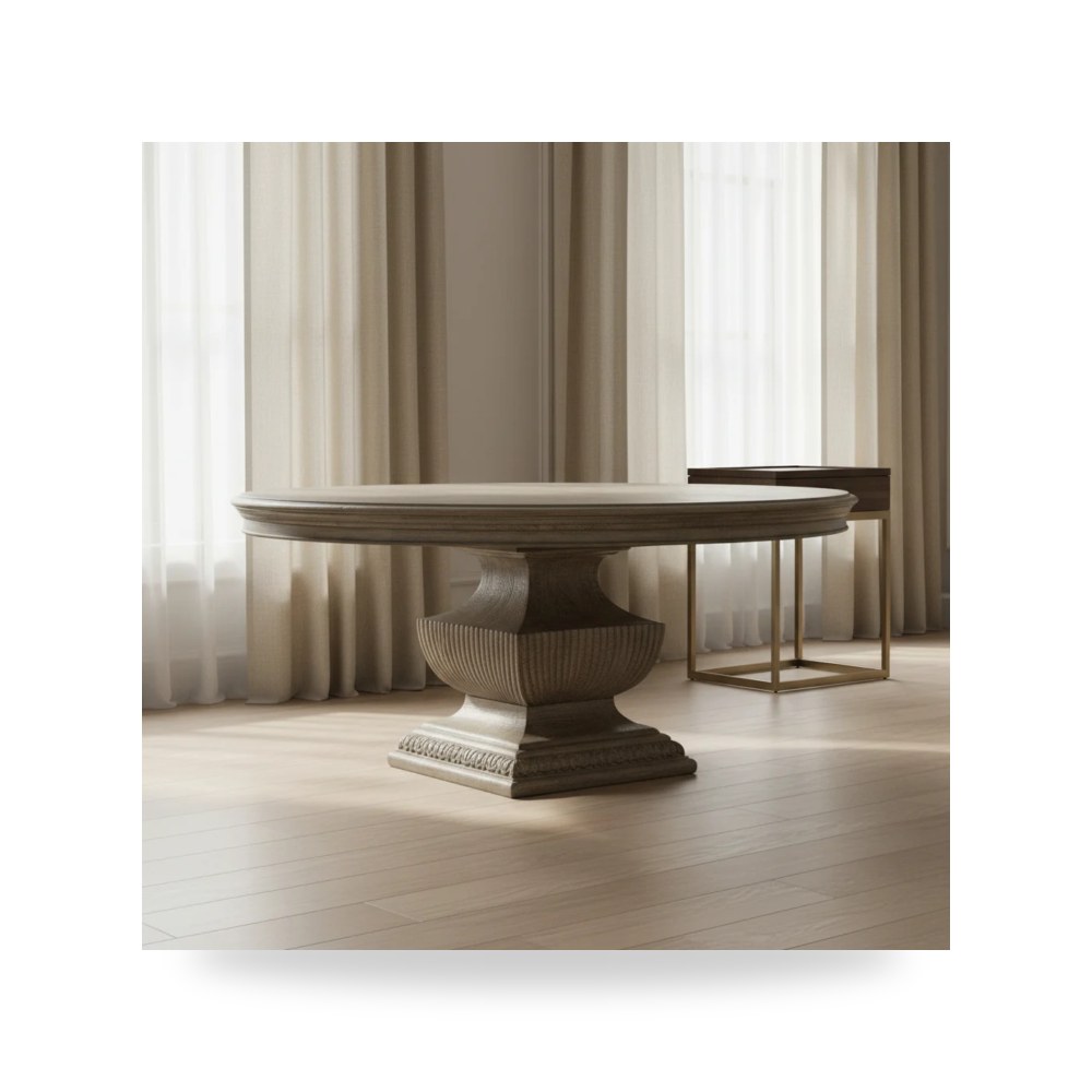 Castella 60in Round Dining Table طاولة طعام مستديرة مقاس 60 موديل 5878-75203-80 Hooker