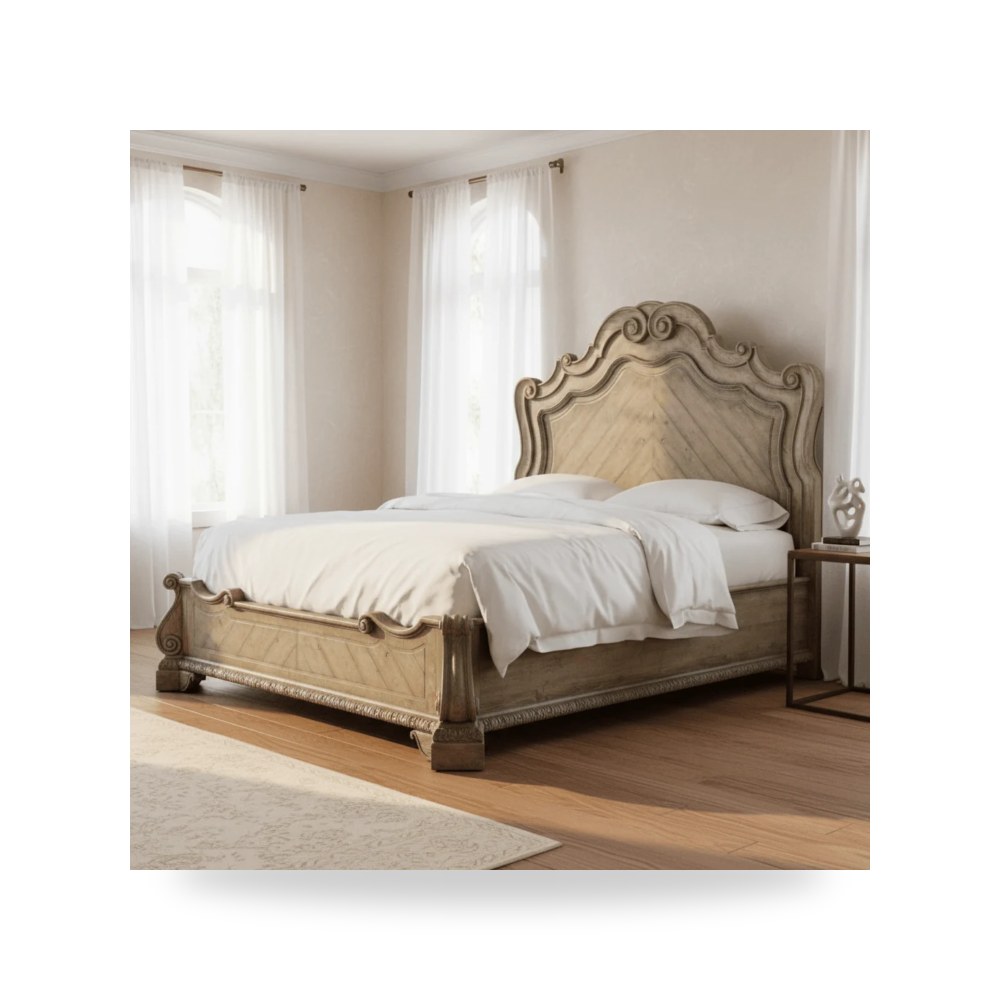 سرير نوم فاخر - Castella King Panel Bed سرير كاستيلا - من Hooker Furniture