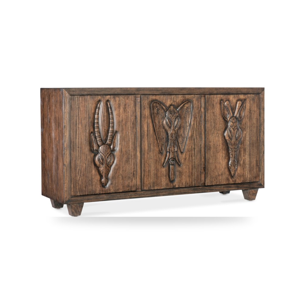 طاولة تلفزيون أحمر هوكر فيرنتشر Hooker Furniture موديل 7228 85099 85