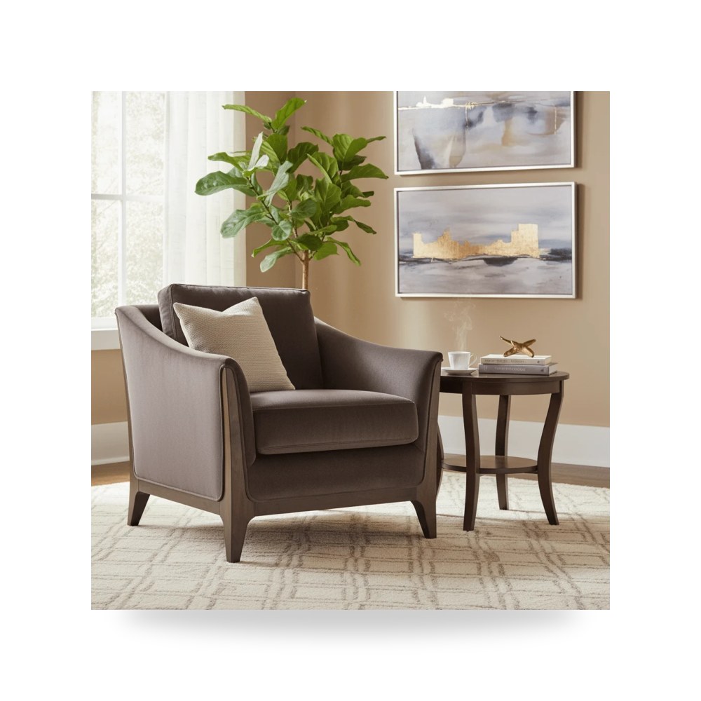 كرسي جلوس بتصميم أنيق - كرسي SoPower Headrestia معتمد - من Hooker Furniture