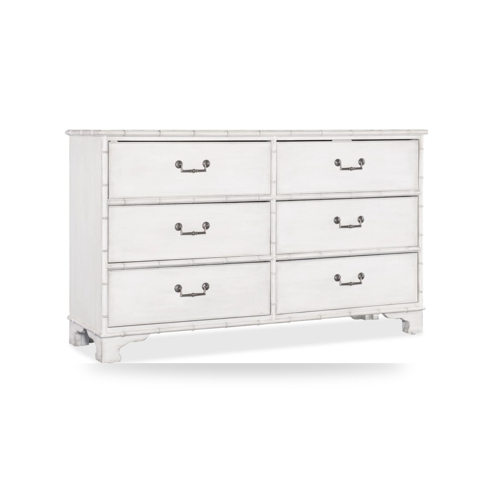 وحدة أدراج وكومودينة غرف نوم - Charleston Six Drawer Dresser خزانة تشارلستون - من Hooker