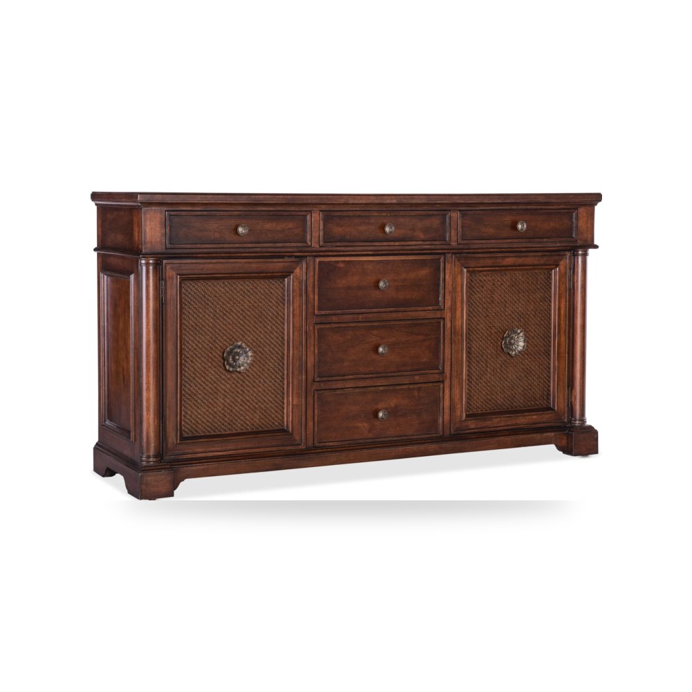 بوف ومسند قدم عثماني - بوفيه كونسول Hooker موديل 6750 75902 85 - من Hooker Furniture