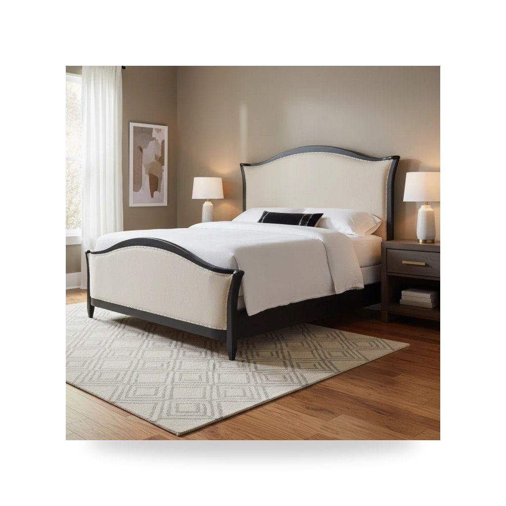سرير نوم فاخر - سرير نوم أسود Hooker موديل 5805 90850 99 - من Hooker Furniture - طراز