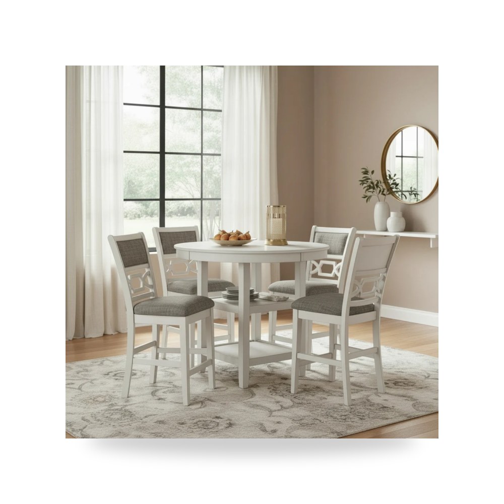 كرسي طعام فاخر - طقم غرفة طعام Ashley موديل D423 223 - من - طراز D423-223