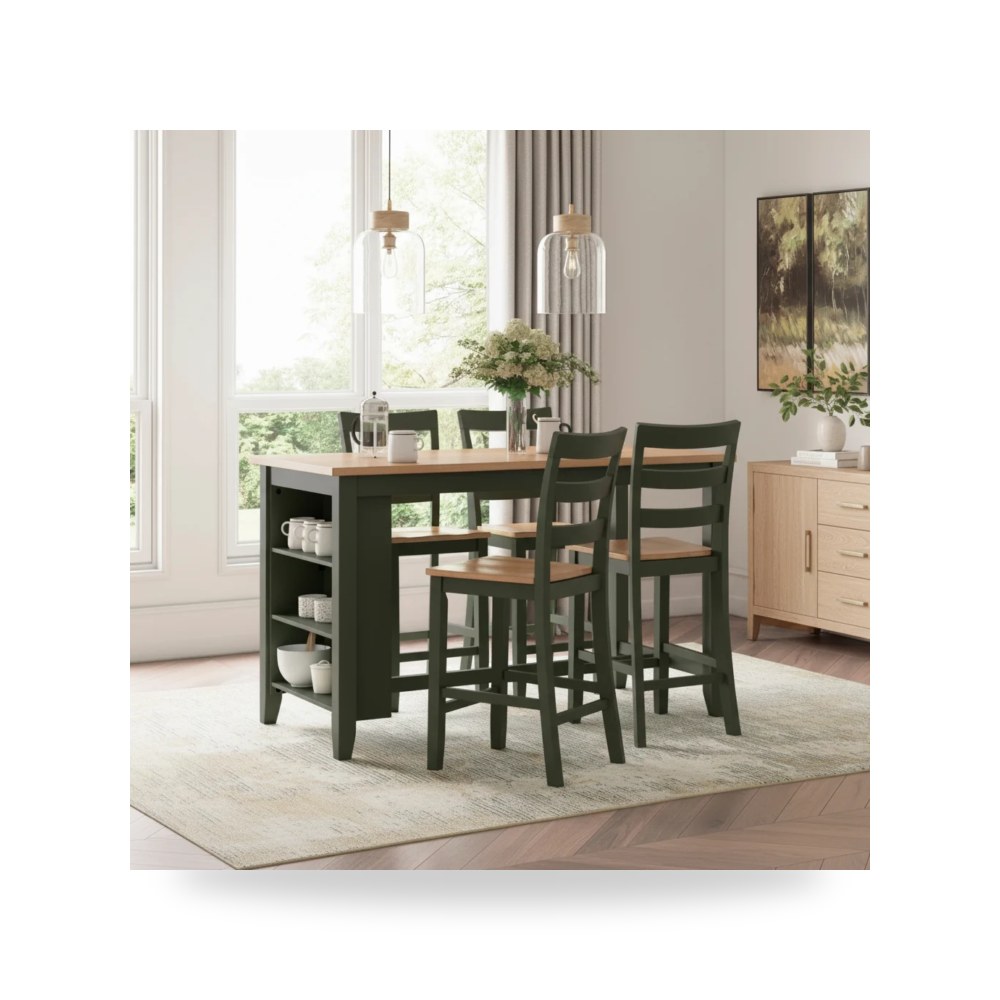 كرسي طعام فاخر - طقم غرفة طعام Ashley موديل D401 13Set