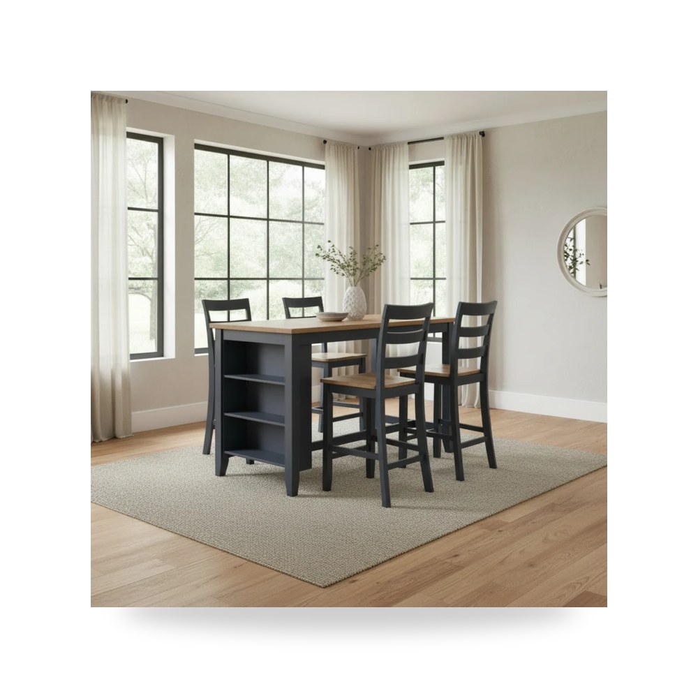 كرسي طعام فاخر - طقم غرفة طعام Ashley موديل D399 13Set