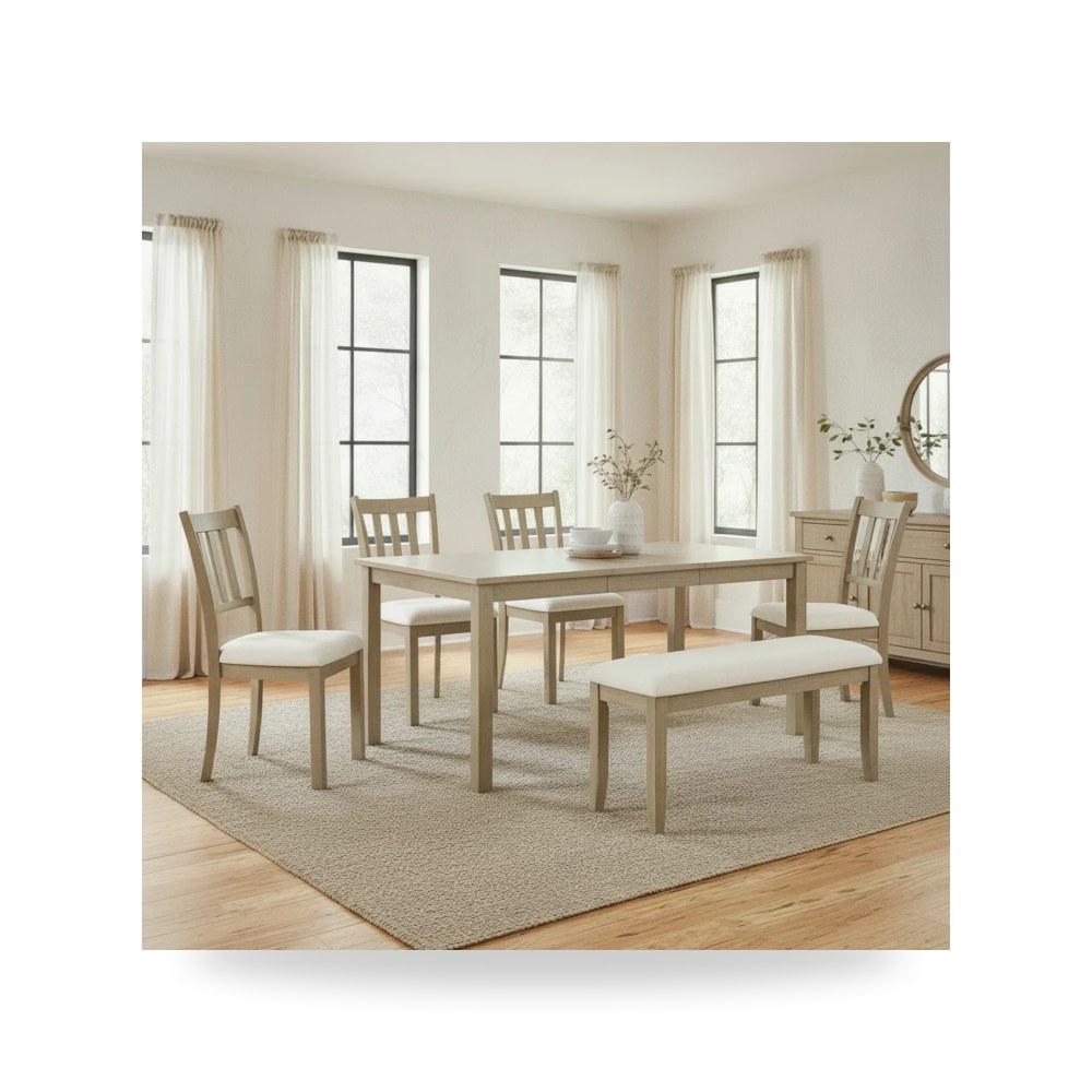 كرسي طعام فاخر - طقم غرفة طعام Ashley موديل D602 35Set